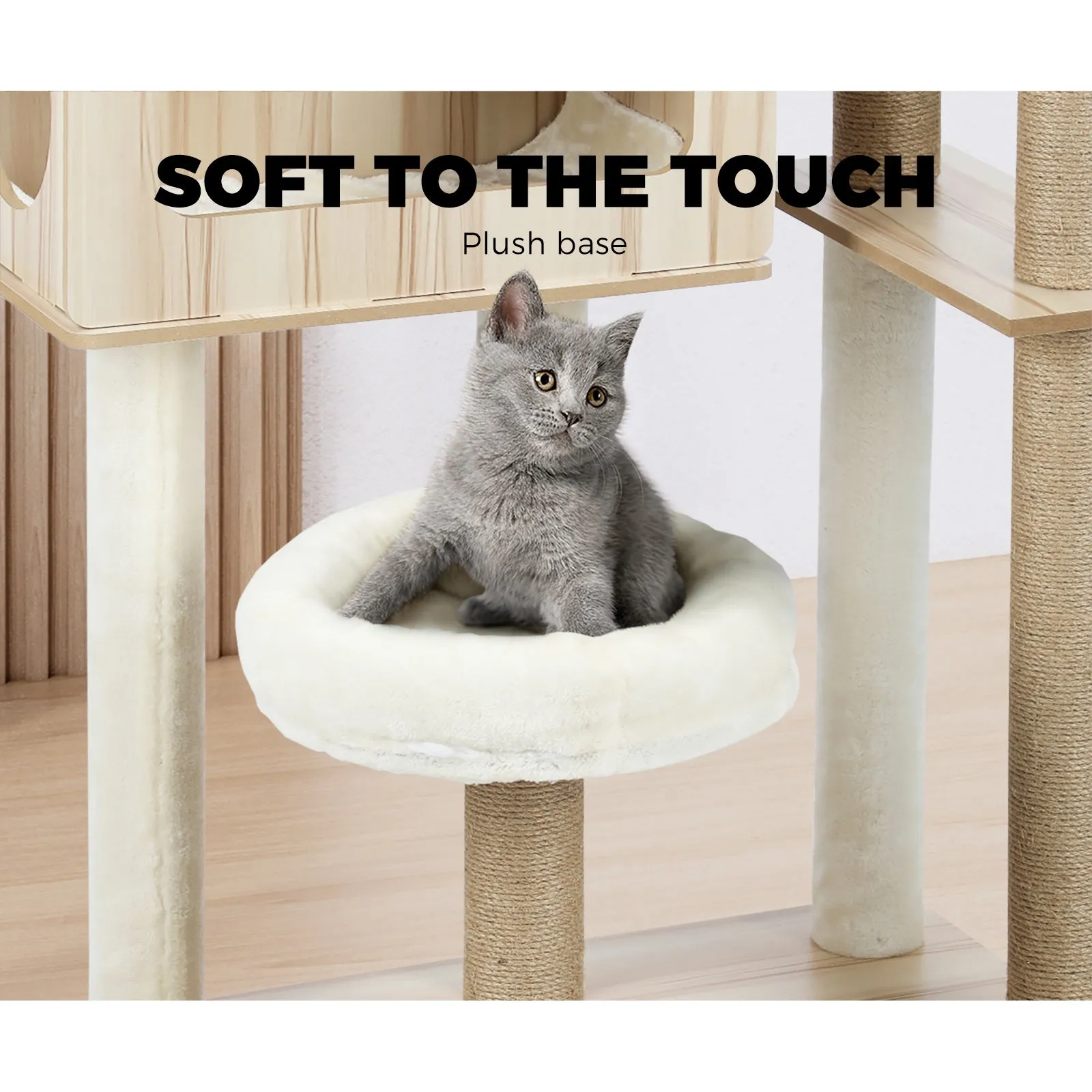 Alopet Cat Tree Tower Scratching Post Scratcher Cats Condo House Bed Furniture