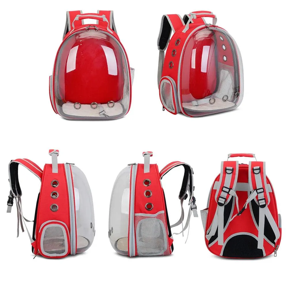 Breathable Cat Carrier Backpack - Outdoor Pet Shoulder Bag