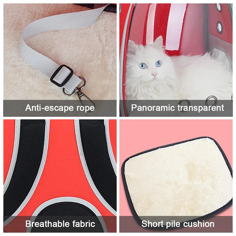 Breathable Cat Carrier Backpack - Outdoor Pet Shoulder Bag