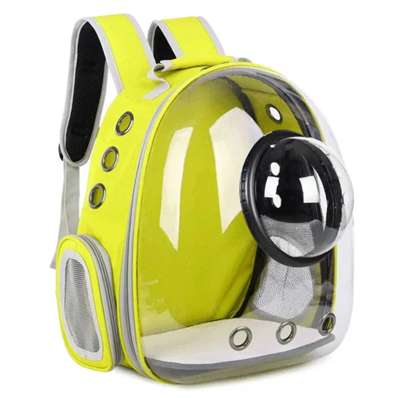 Breathable Cat Carrier Backpack - Outdoor Pet Shoulder Bag