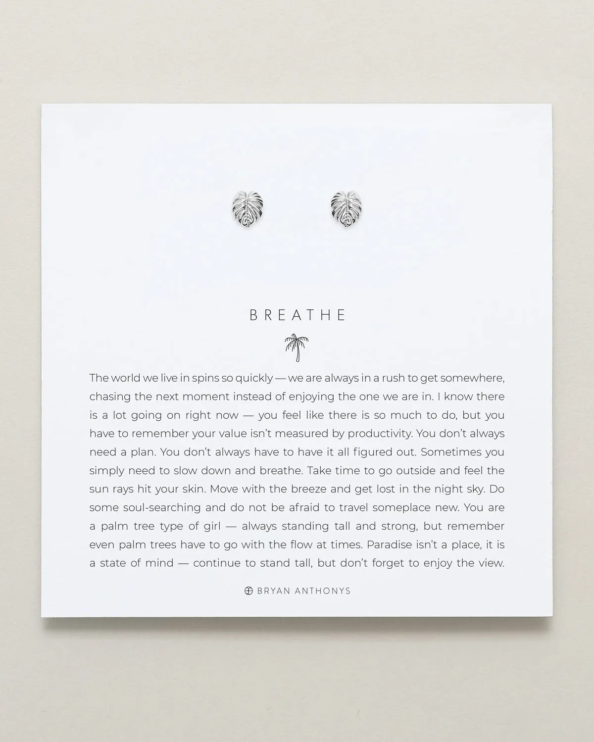 Breathe Stud Earrings