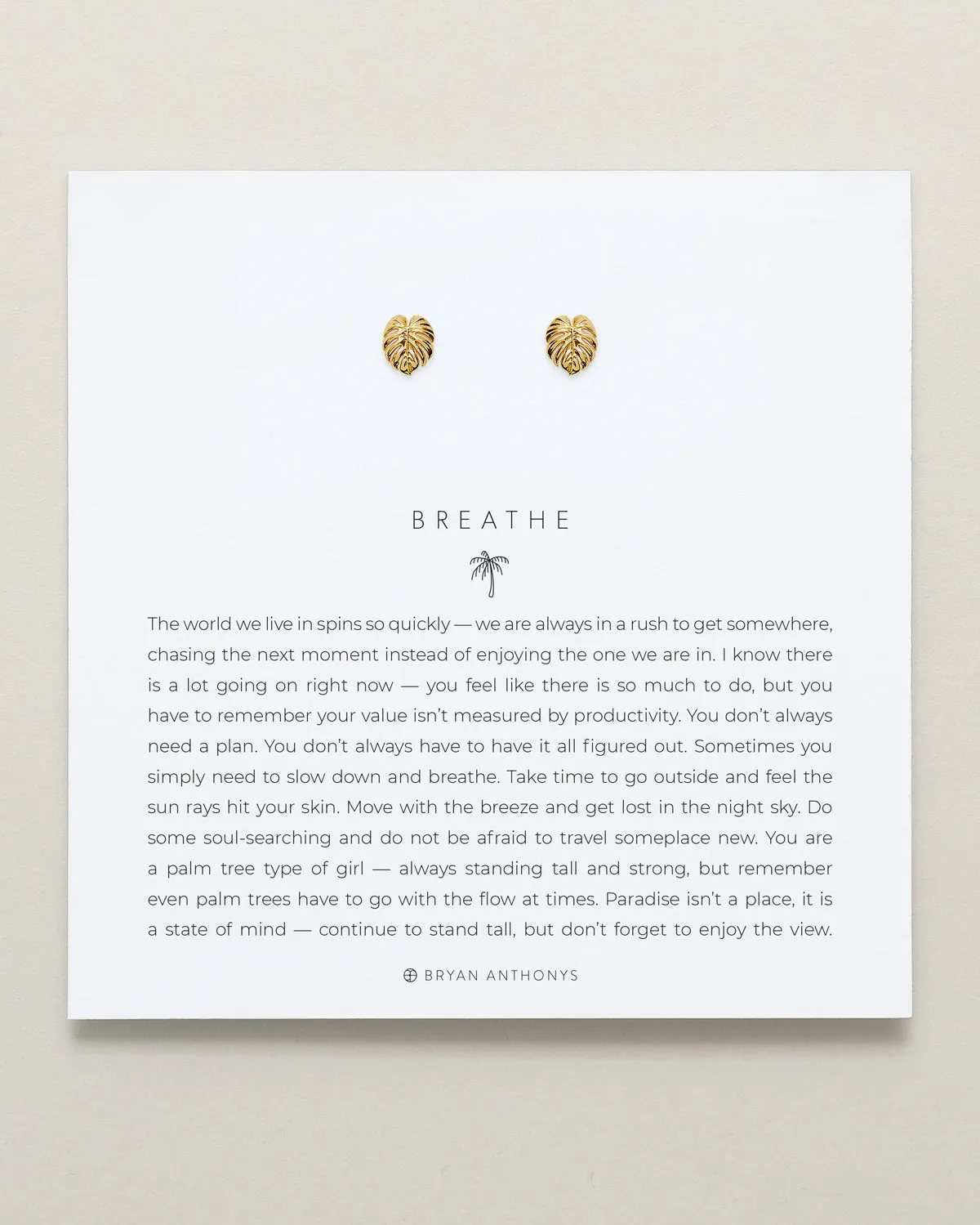 Breathe Stud Earrings