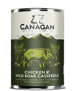 Canagan Chicken & Wild Boar Dog Can 400gx6