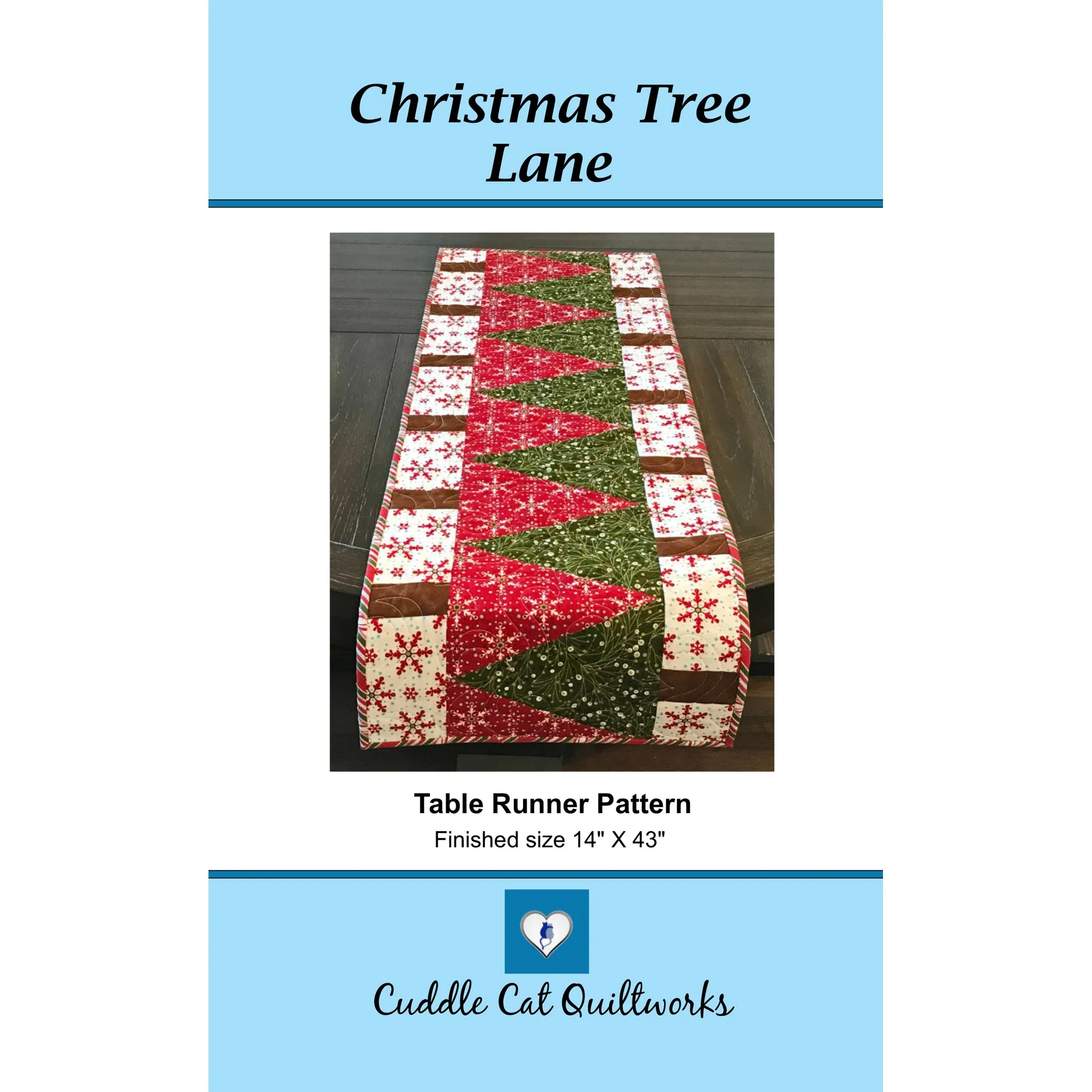 Christmas Tree Lane Quilt Pattern CCQ-064w  - Wholesale Product