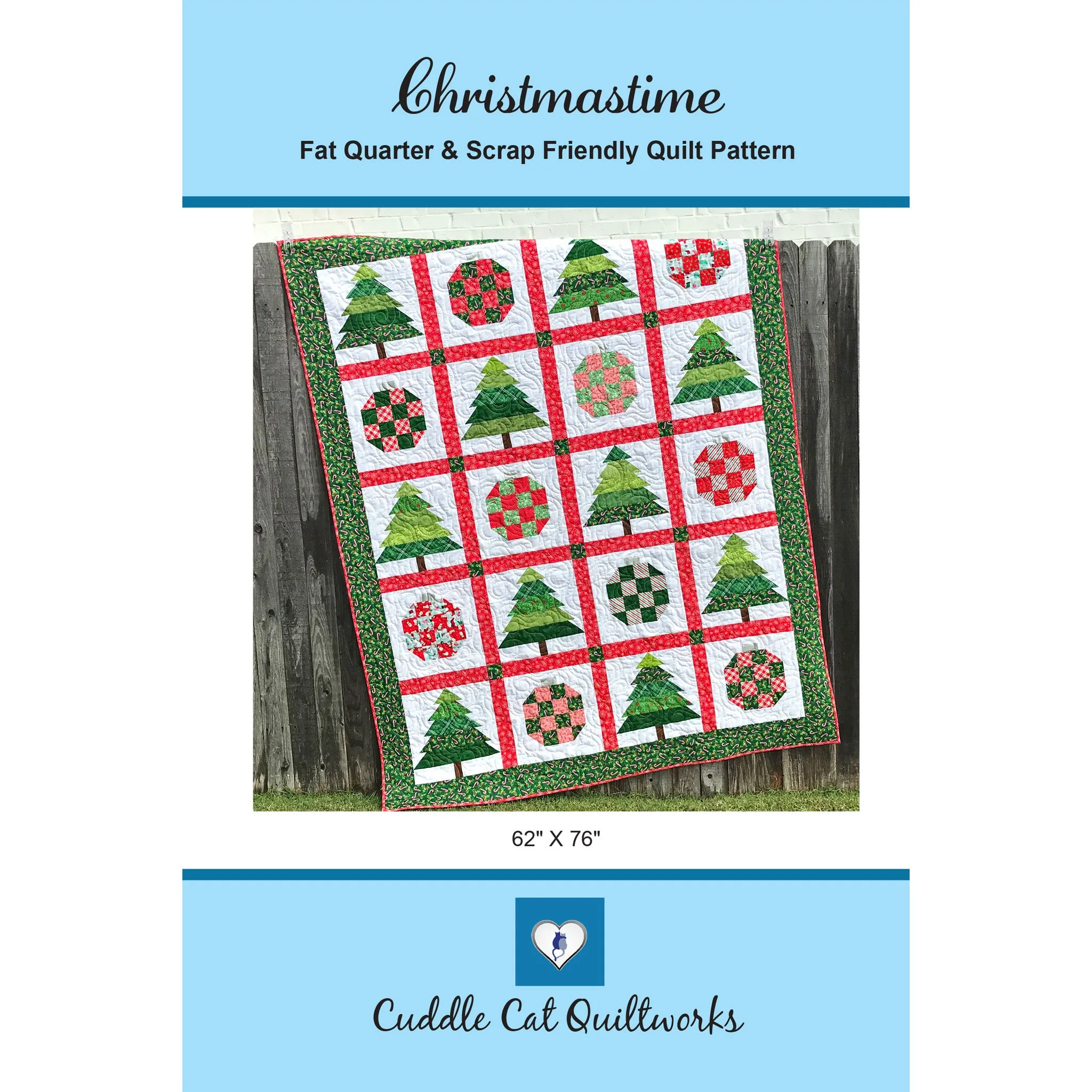 Christmastime Quilt Pattern CCQ-080w  - Wholesale Product