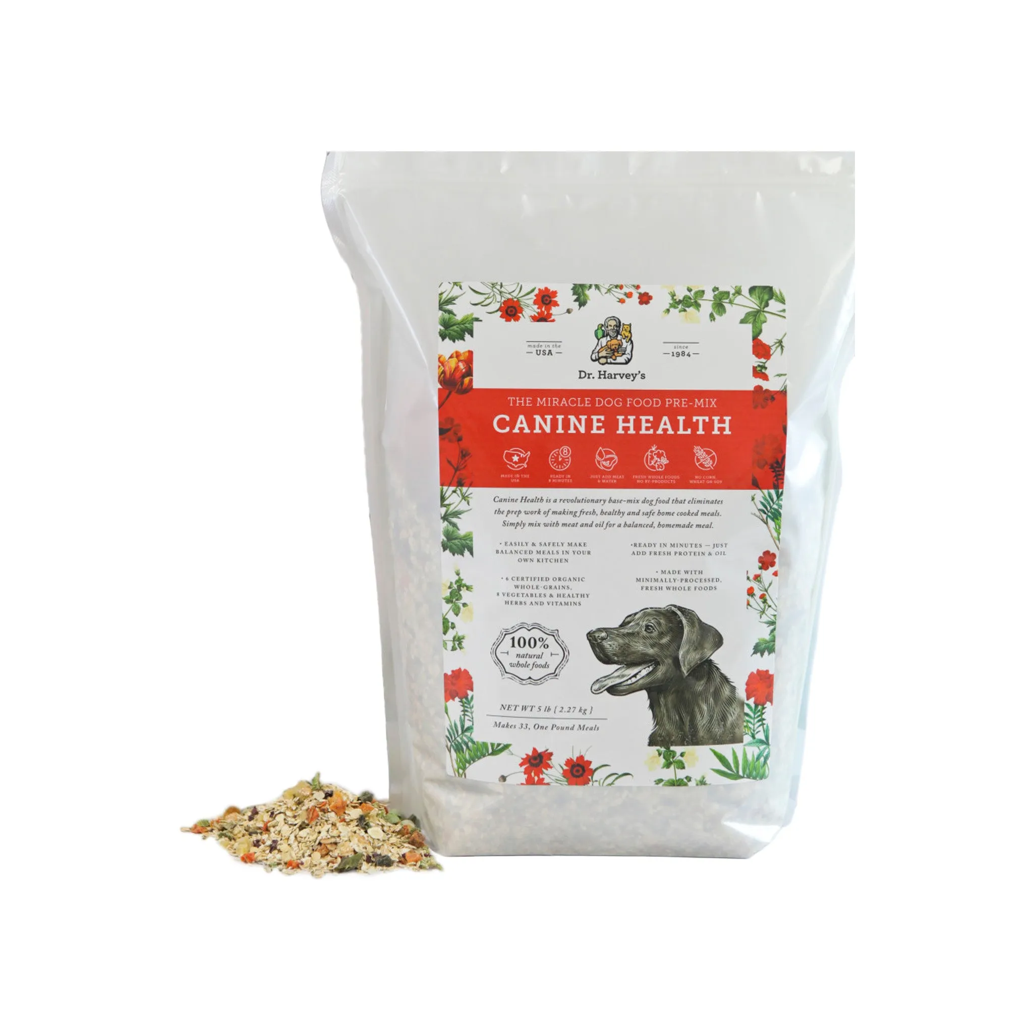 Dr. Harvey's Canine Health Dehydrated Whole Food Base Pre-Mix Dog Food