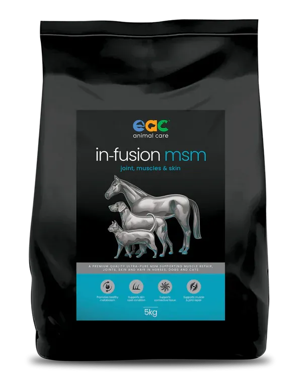 EAC in-fusion MSM (Joint, Muscle and Skin) for Dogs, Cats and Horses
