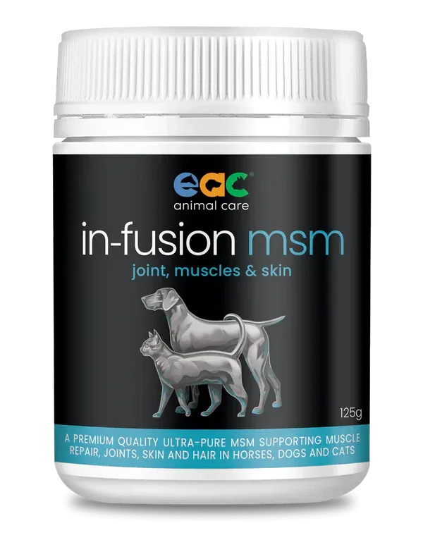 EAC in-fusion MSM (Joint, Muscle and Skin) for Dogs, Cats and Horses