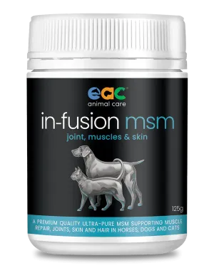 EAC in-fusion MSM (Joint, Muscle and Skin) for Dogs, Cats and Horses