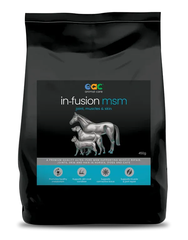 EAC in-fusion MSM (Joint, Muscle and Skin) for Dogs, Cats and Horses