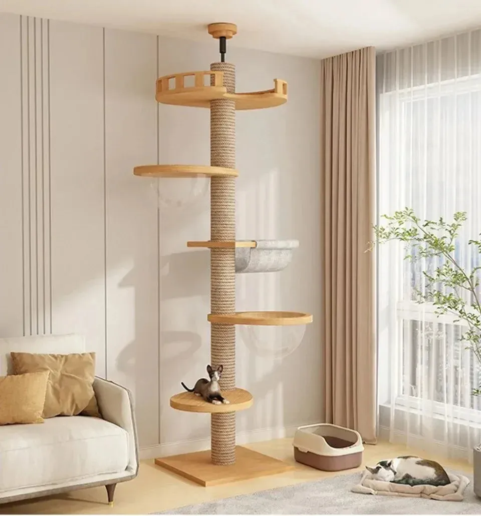 Floor-to-Ceiling Cat Tree Tower