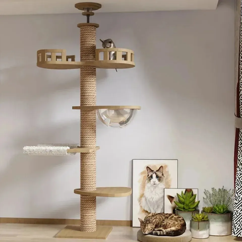 Floor-to-Ceiling Cat Tree Tower