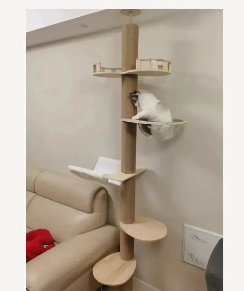 Floor-to-Ceiling Cat Tree Tower