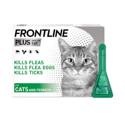 FRONTLINEâ€šÂ® Plus Flea & Tick Treatment For Cats 3 Drops PML