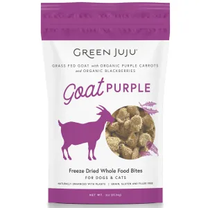 Green Juju Whole Food Bites Dog Goat 3 oz