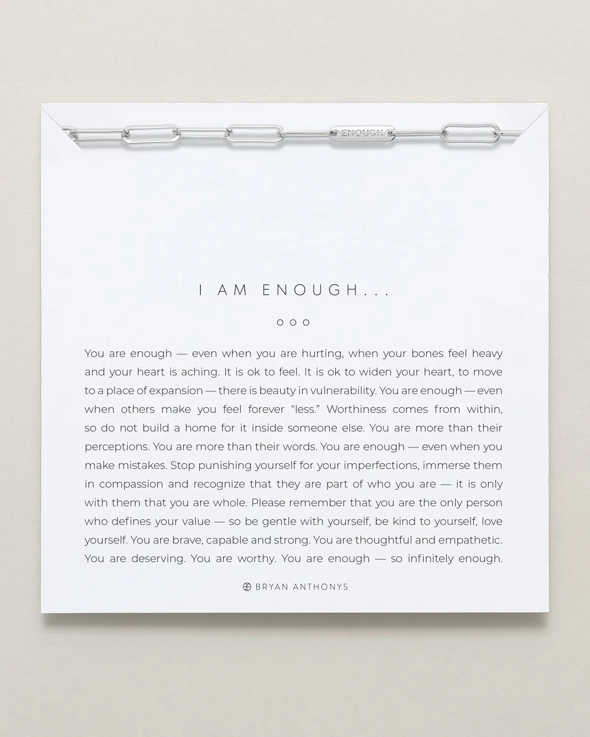 I Am Enough Bracelet