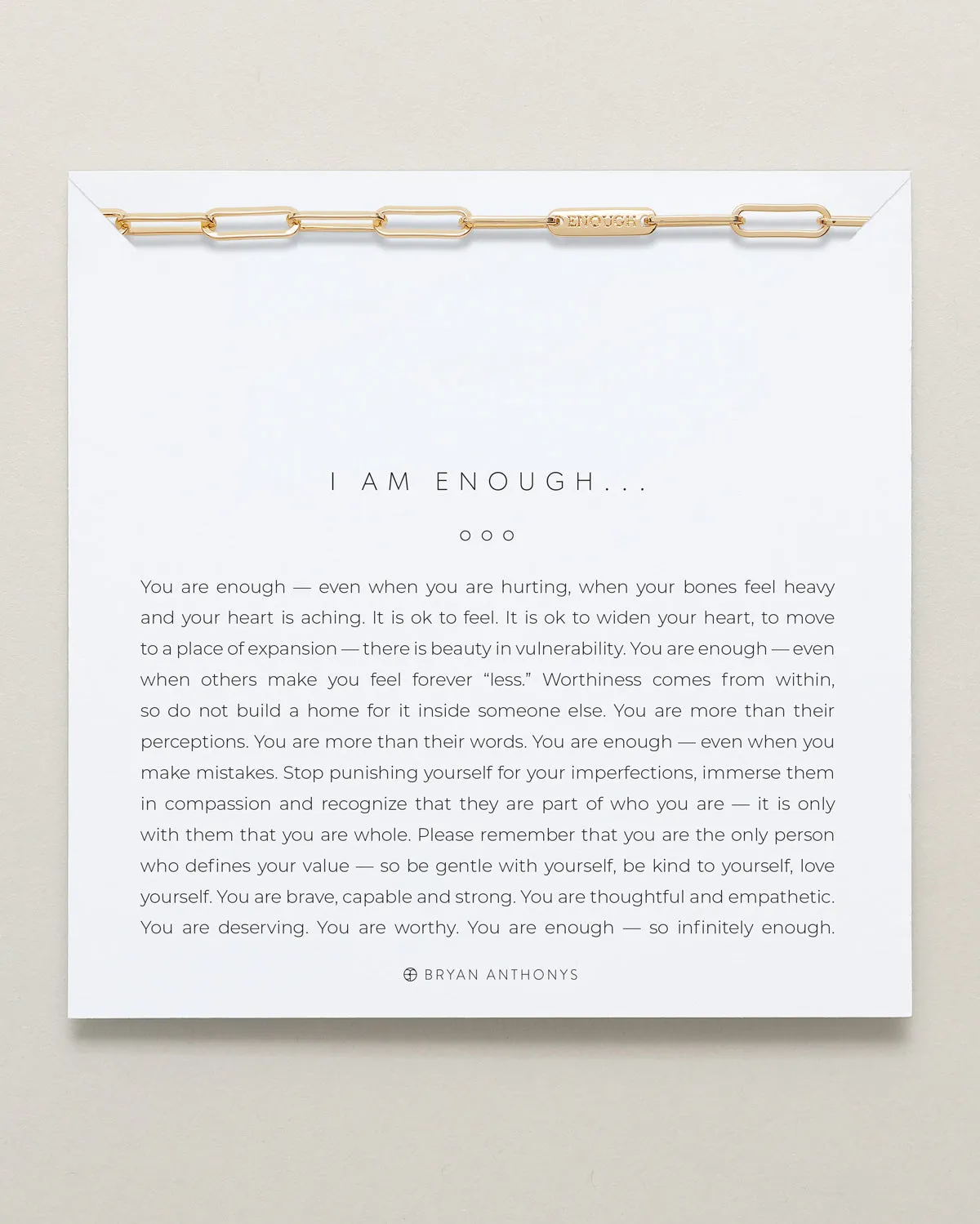 I Am Enough Bracelet