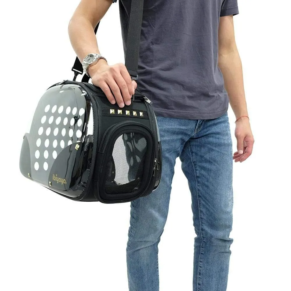 Ibiyaya® Hello World  Pet Carrier | Transparent Hard Rock