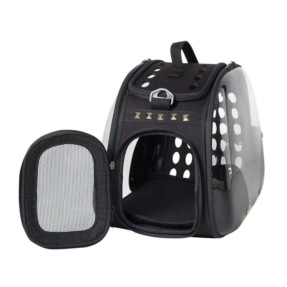 Ibiyaya® Hello World  Pet Carrier | Transparent Hard Rock