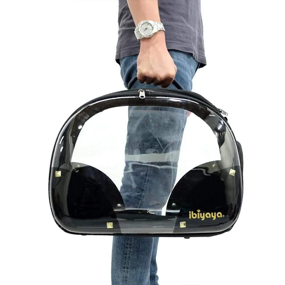Ibiyaya® Hello World  Pet Carrier | Transparent Hard Rock