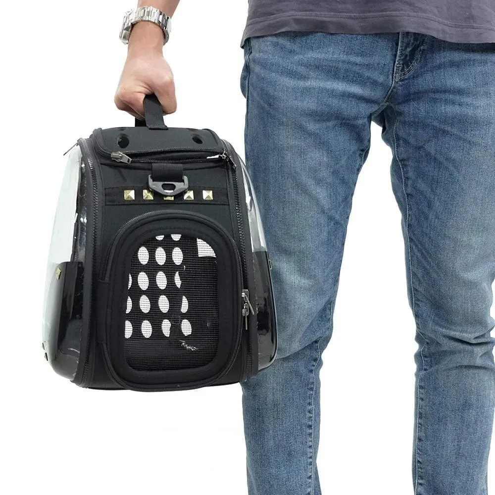 Ibiyaya® Hello World  Pet Carrier | Transparent Hard Rock