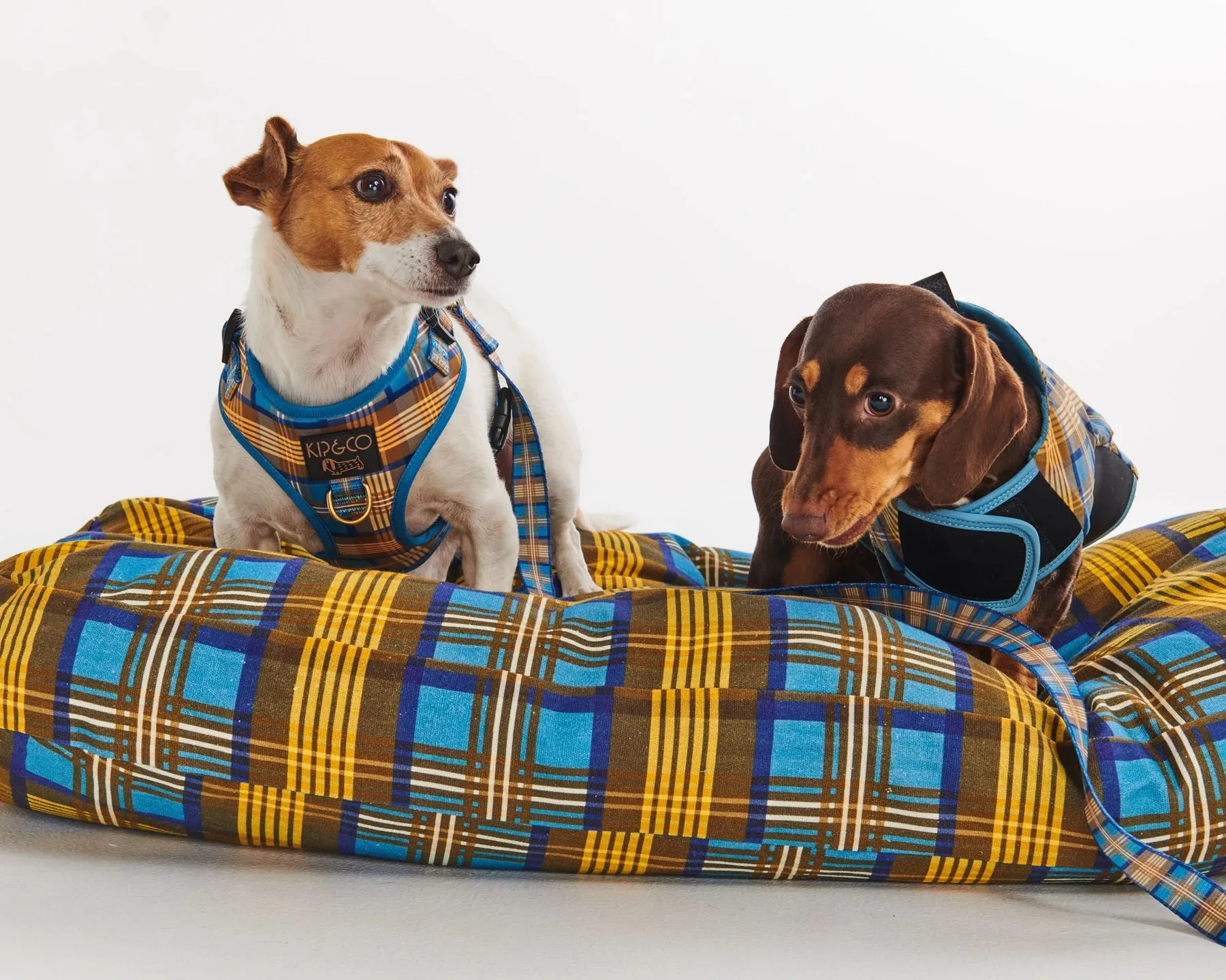 Kip & Co Cosy Tartan Dog Bed