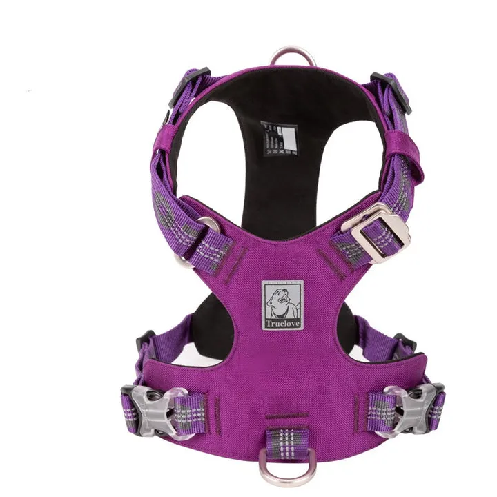 Lightweight 3M reflective Harness Purple S For Dogs