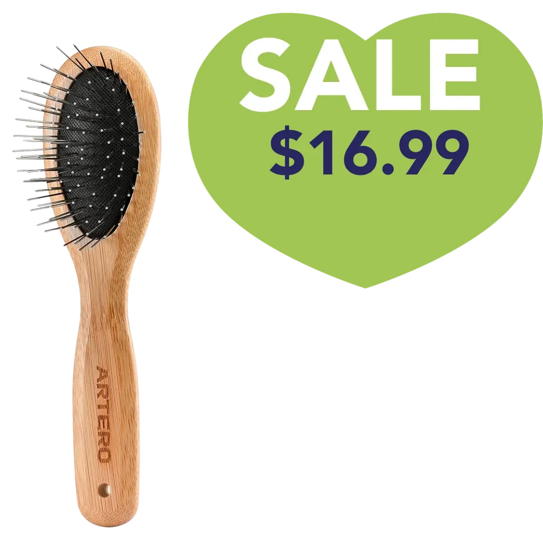 Nature Collection Metal Pin Mini Brush by Artero