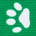 NEW #108-BP Printed Paw/Bone Stout Leashes (3/4" x 6')