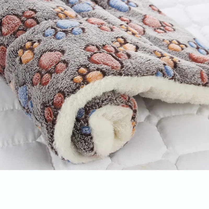 New Flannel Thickened Dog Bed