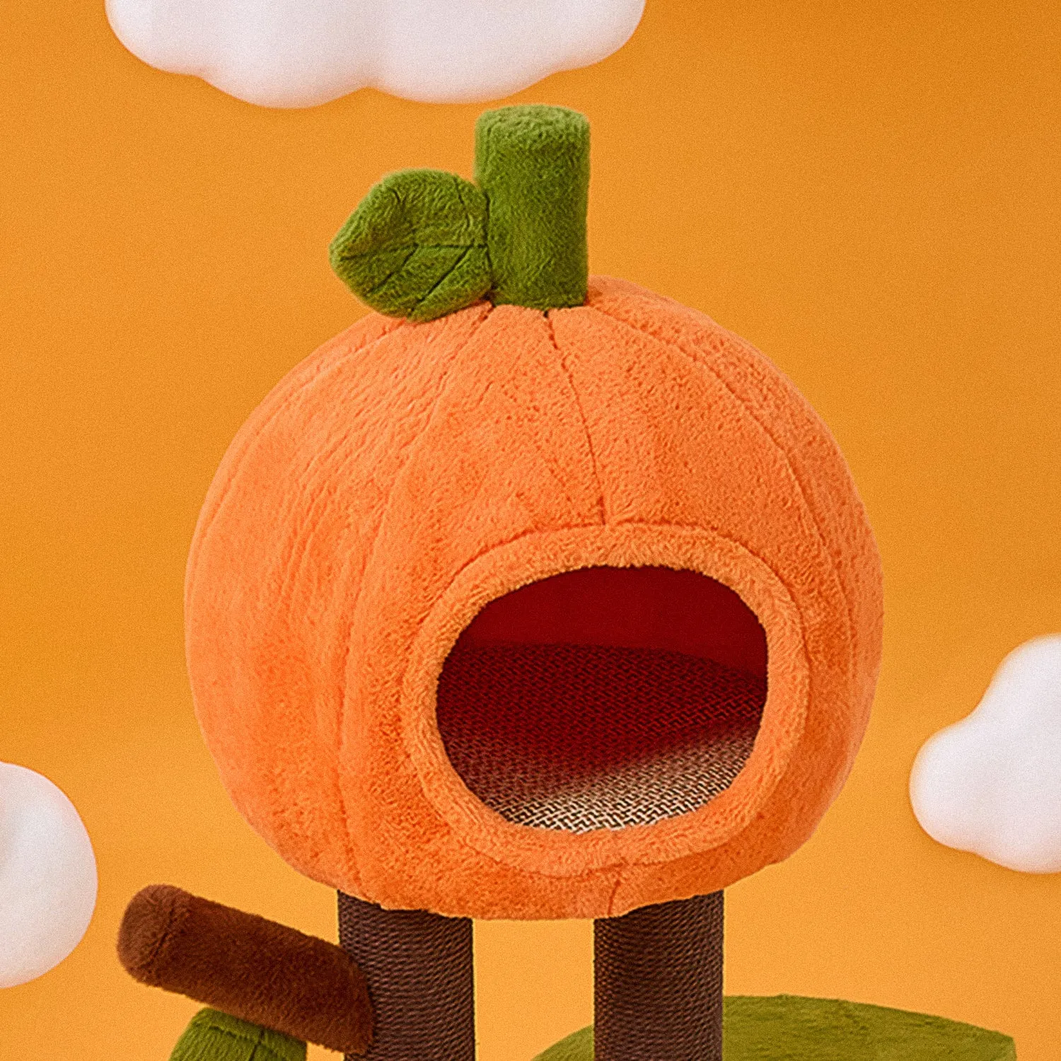 Orange Cat Tree Pumpkin Cat Nest High-end Cat Climbing Frame