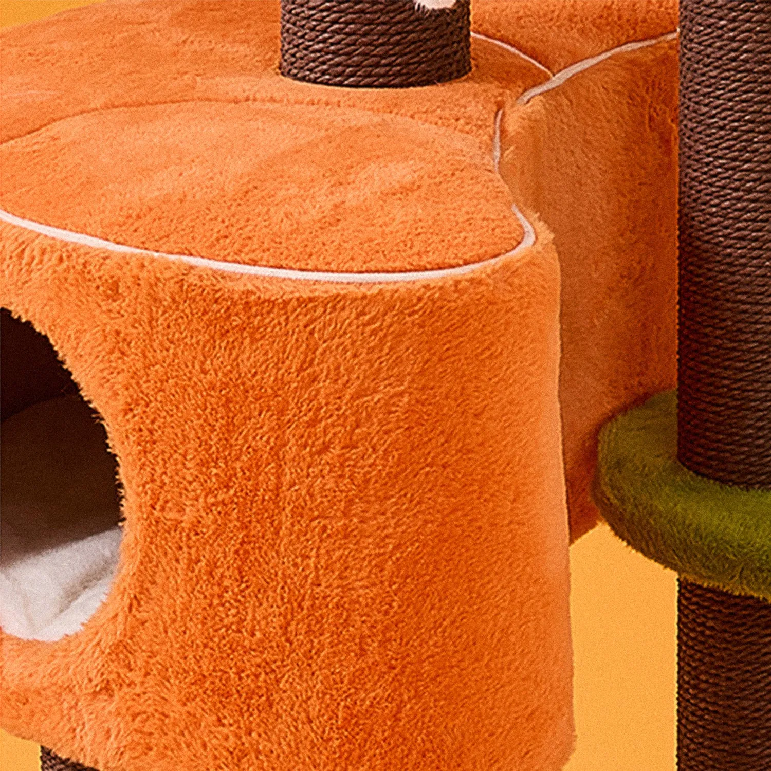 Orange Cat Tree Pumpkin Cat Nest High-end Cat Climbing Frame