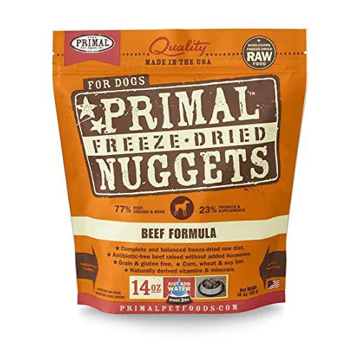 Primal Nuggets Beef Freeze-Dried Dog Food