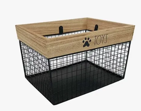 Rae Dunn "Toys"  Basket
