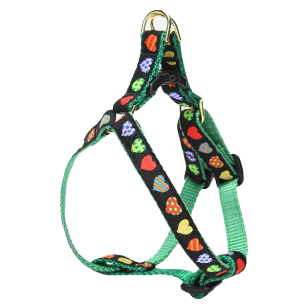 Teacup Harness | Colorful Hearts