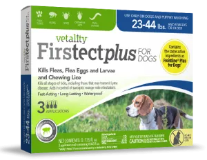 Vetality Firstect Plus Monthly Topical Flea and Tick Treatment for Medium Dogs